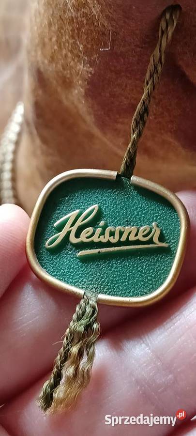 sarna figurka flokowana stara Heissner ozdoba Poznań