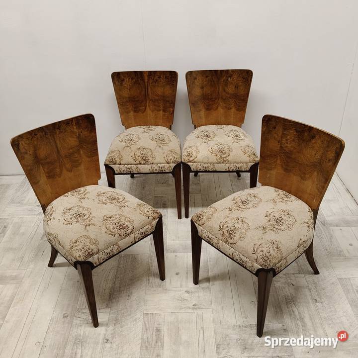 krzesło krzesła vintage art Deco design Halabala łódzkie Radomsko