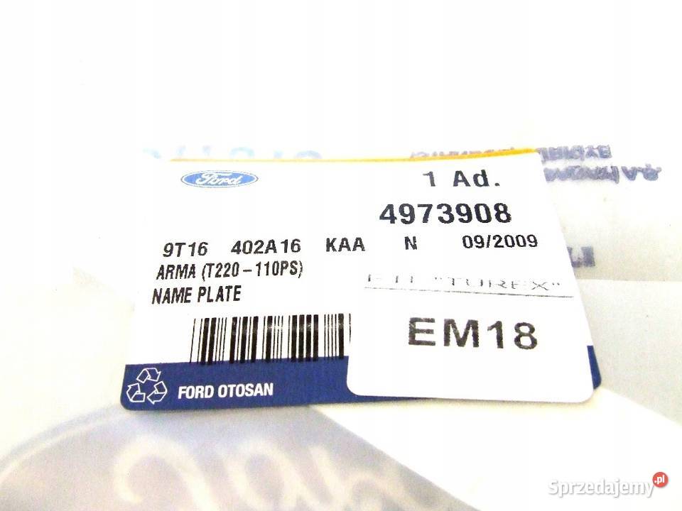 EMBLEMAT LOGO ZNACZEK NAPIS FORD CONNECT 110 Głogów