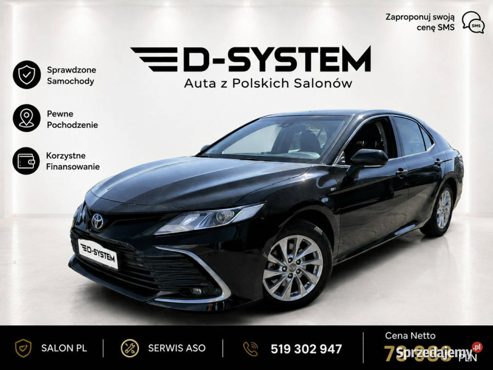 Toyota Camry 2023r Salon Polska 25 HYBRID bluetooth podlaskie Białystok
