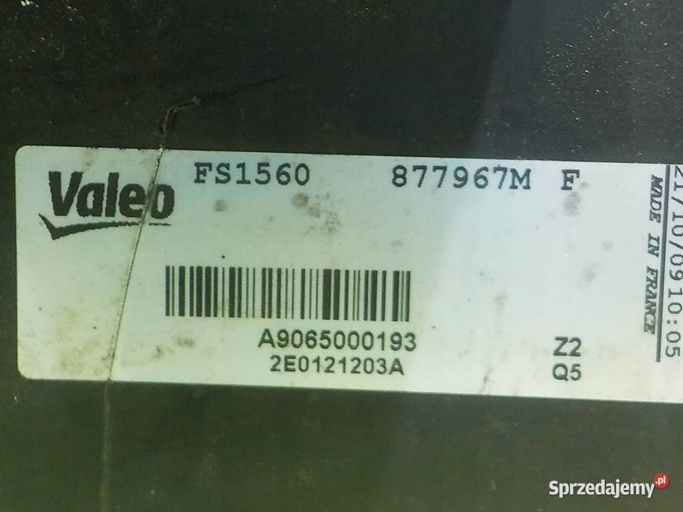 VW CRAFTER I 25 TDI 09r VAN wentylator chlodnicy Suków