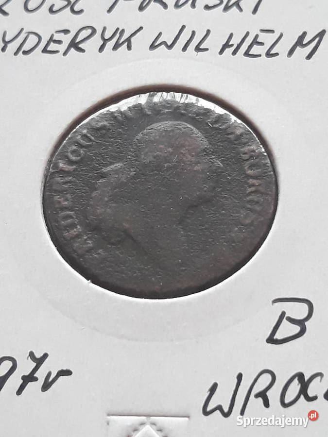 1 Grosz Pruski Fryderyk Wilhelm 1797 r B Konin