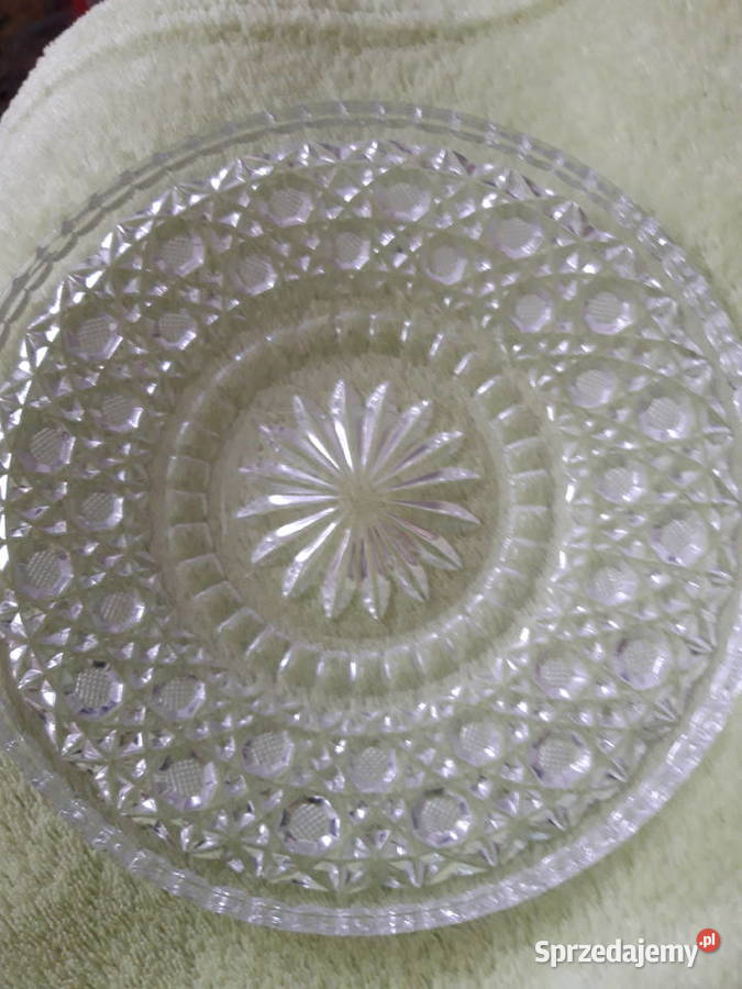 talerzyki kryształowe vintage wzór wiedeński Warszawa