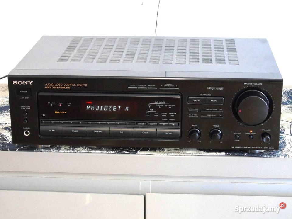 Amplituner Sony STRD665 RDS mocny i sprawny podkarpackie