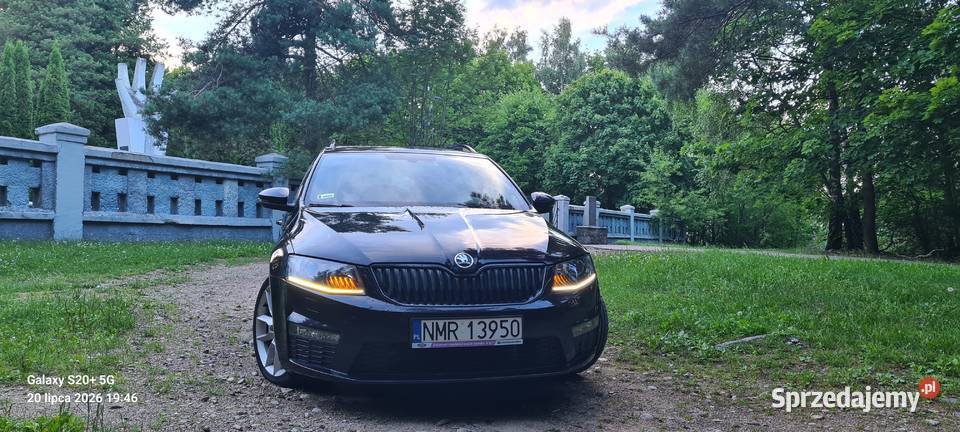 Skoda Octavia 3 20 TDI RS 221 światła LED Mrągowo sprzedam