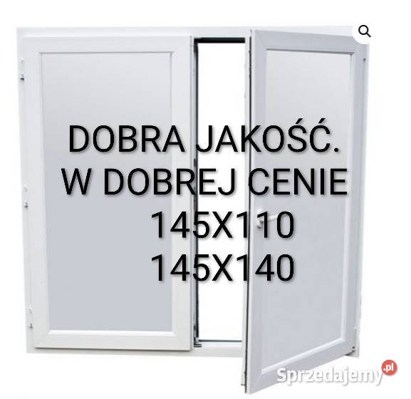 okno 145x110 białe NOWE I UŻYWANE wysyłka i pomorskie Kobierzyn