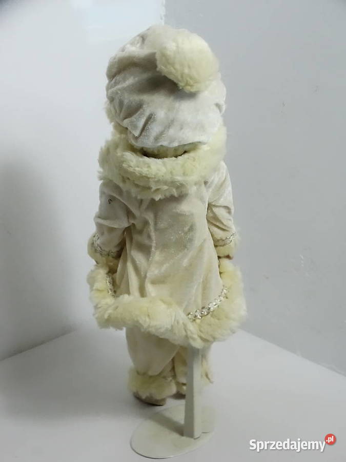 Sygnowana lalka porcelanowa 2f206 Zimowa edycja lubelskie Biłgoraj sprzedam