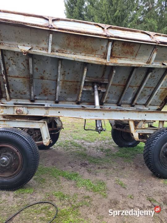 Przyczepa wywrotka D 55d 47D 732 transport Przyczepy rolnicze mazowieckie Siedlce sprzedam