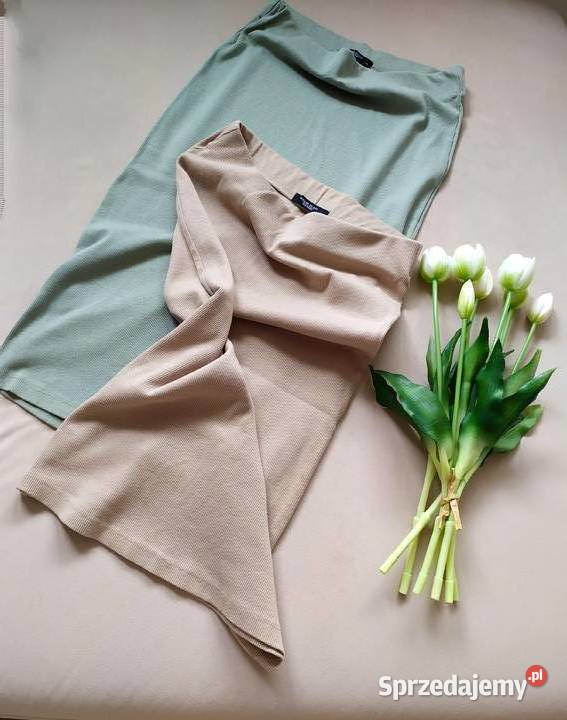 Spódniczka spódnica zielona bawełniana 38 M Rozmiar 38(M) Koszalin