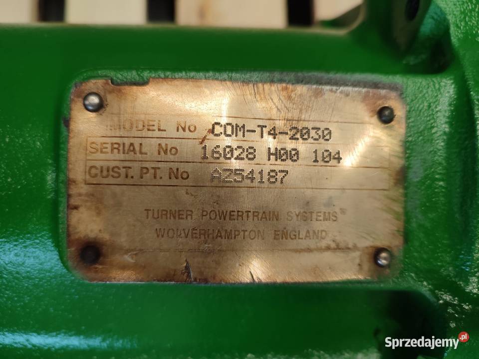 Skrzynia biegów COM T4 2030 JOHN DEERE 3415 Wilkowo