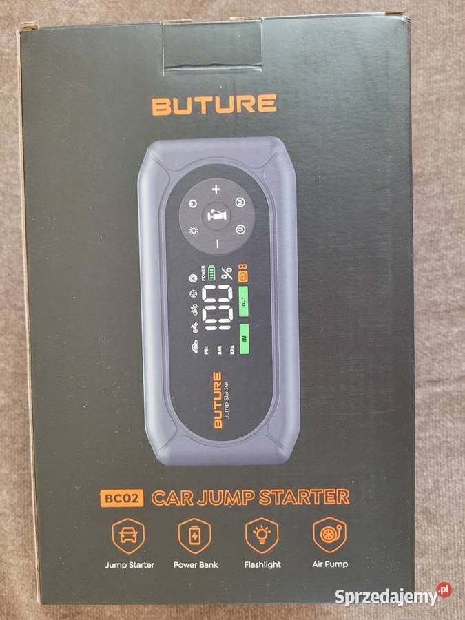 Jump starter booster BUTURE BC02 4w1 5500A Płock