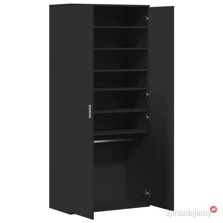 Szafka na buty czarna 80x39x178 materiał Warszawa sprzedam