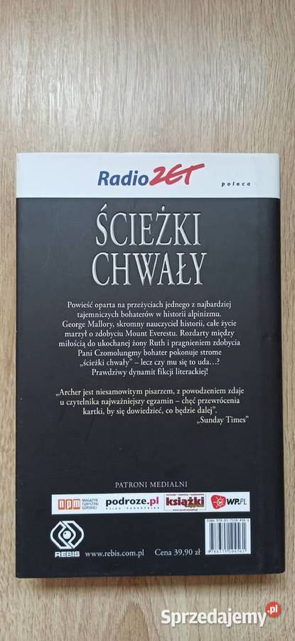 Ścieżki chwały Jeffrey Archer małopolskie Kraków