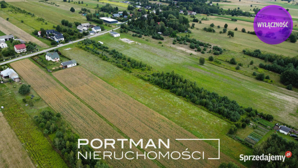 Działka NA SPRZEDAŻ 8262m2 MPZP OSIECK Nowe Kościeliska