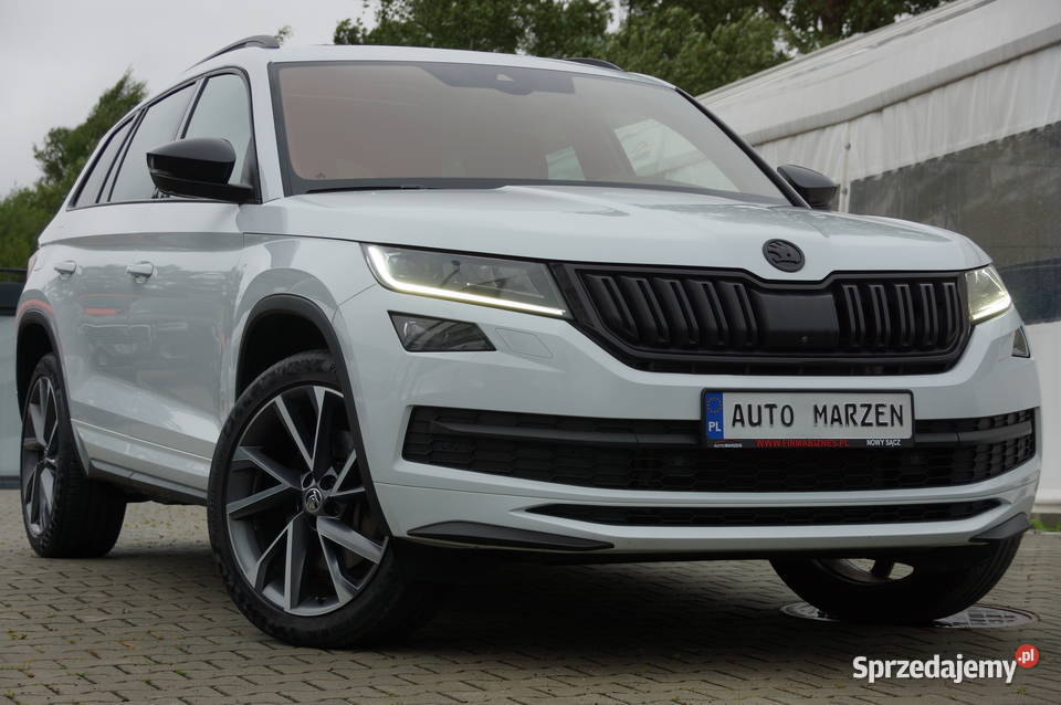 Skoda Kodiaq 20 TDI CR 190 4x4 7osób DSG Navi elektrycznie ustawiane fotele Nowy Sącz sprzedam