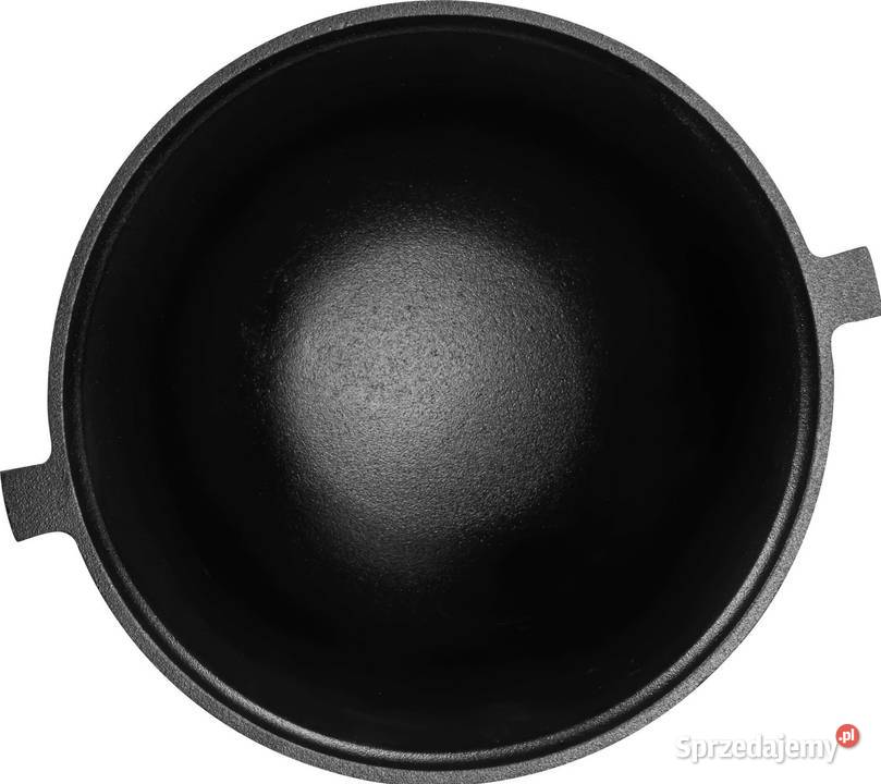 Kociołek myśliwski żeliwny 8L