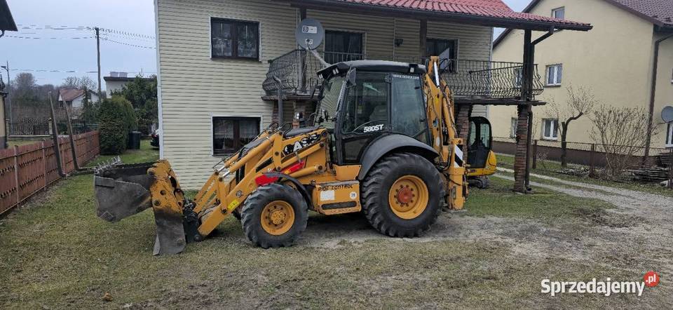 Sprzedam koparko ladowarka case 580st yoystick Szczekociny