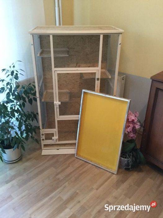 Klatka drewniana gryzoni koszatniczki szynszyla śląskie