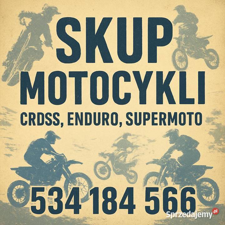 Skup Motocykli Cross Enduro Supermoto Usługi lubelskie Rybczewice Pierwsze
