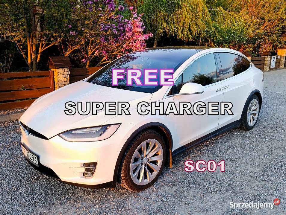 Tesla X 90D Darmowe Ładowanie SC01 Bezwypadkowa Mielec