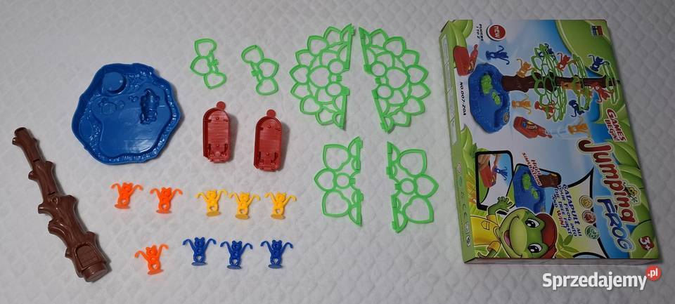 Gra rodzinna Jumping Frog Skaczące żabki Zabawka