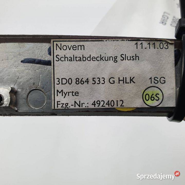 DEKOR LISTWA VOLKSWAGEN PHAETON 3D0864533G Lipno sprzedam