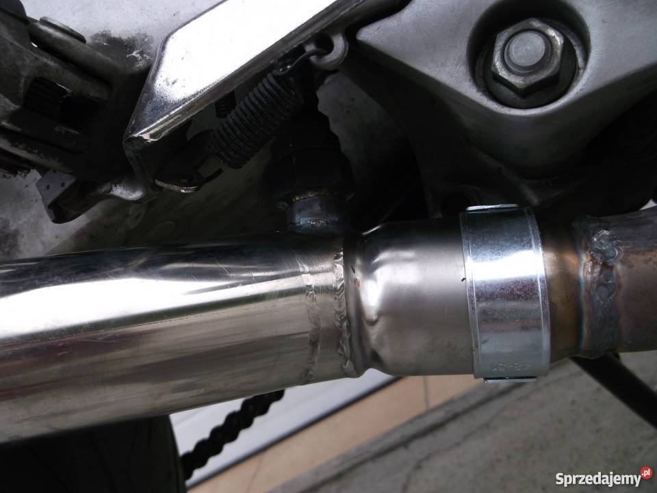 HUZAR EXHAUST wydech tłumik OWAL Honda Hornet Części motocyklowe Błażowa sprzedam