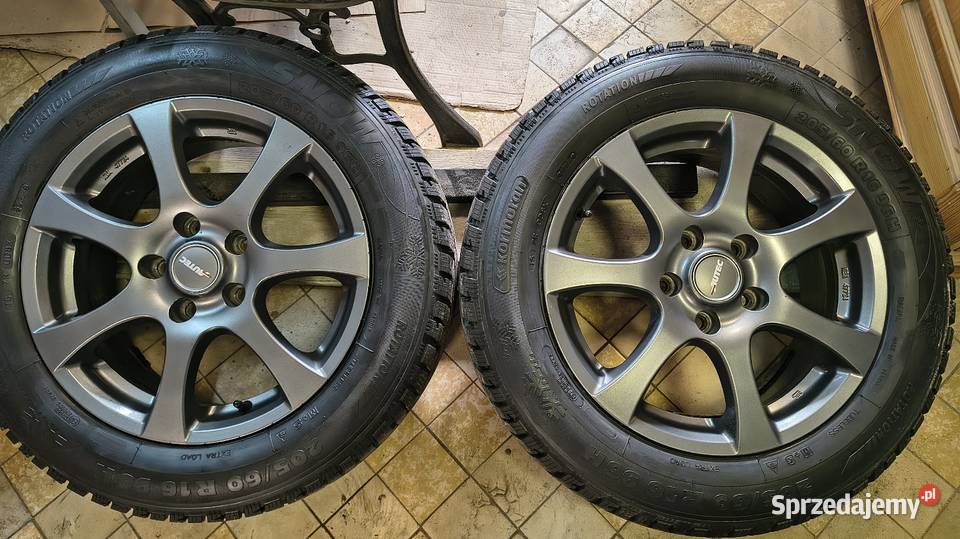 Koła zimowe 205 60 16 5x143 Samochodowe Motoryzacja Łódź sprzedam