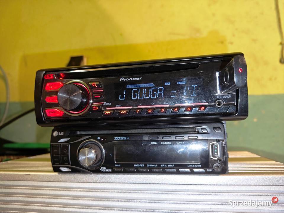 Radio samochodowe 1DIN Pioneer DEH1700UB Niegowonice sprzedam