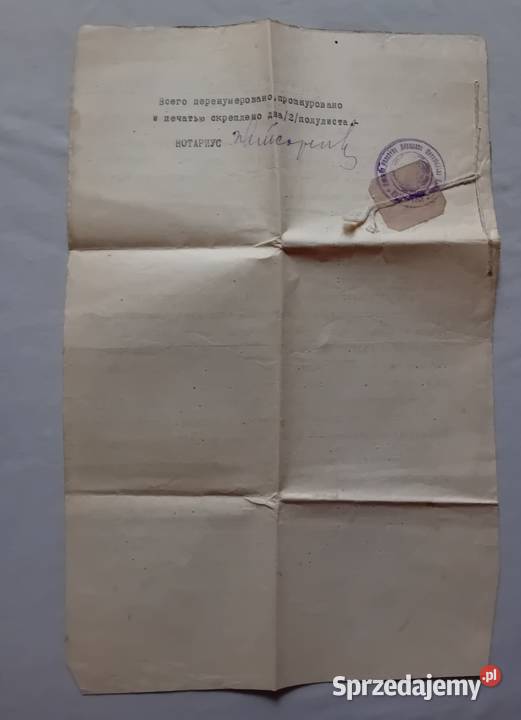 Odpis aktu urodzenia GG Lublin 1941 r potw wielkopolskie