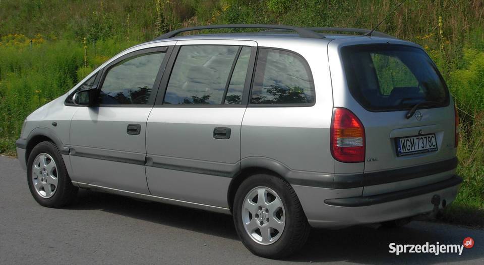 Opel Zafira A 18i 16V Elegance 2000r LPG Hak ASR (kontrola trakcji) Bieganów