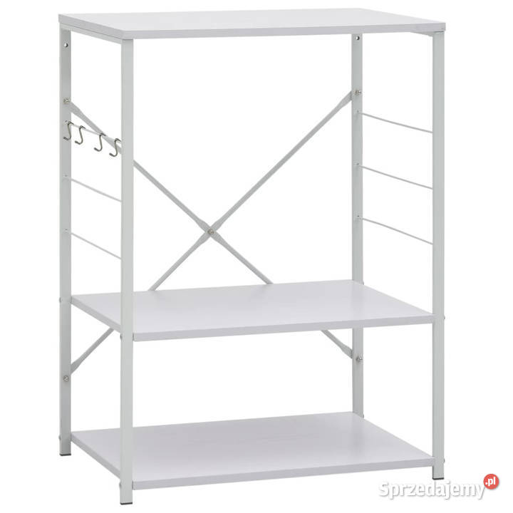 Szafka na mikrofalówkę biała 60x396x795 WM288236 Warszawa