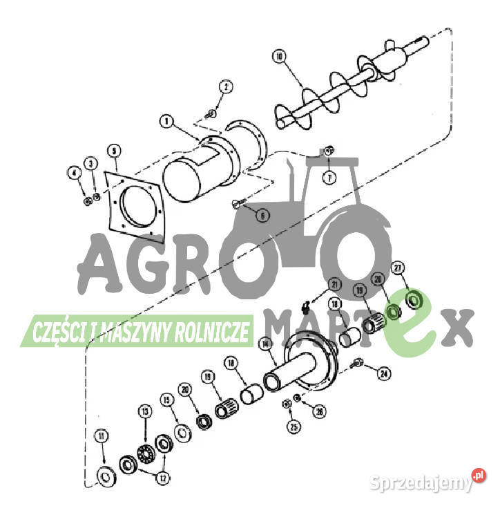 568029R91 B512085 561478R91 ZESPÓŁ ŁOŻYSKA CNH Wichrów