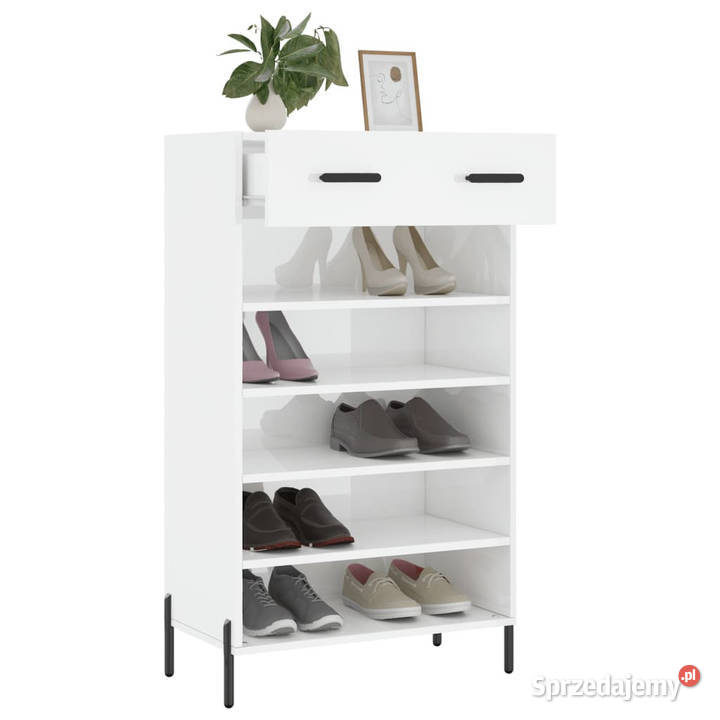 Szafka na buty wysoki połysk biała 60x35x105 Warszawa sprzedam