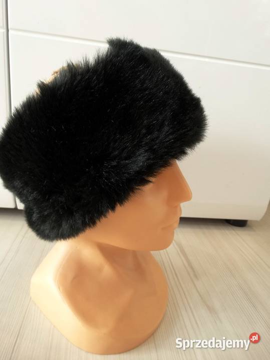 Opaska na Uszy Futrzana Gruba Zimowa Sztuczne Dla kobiet Łomża