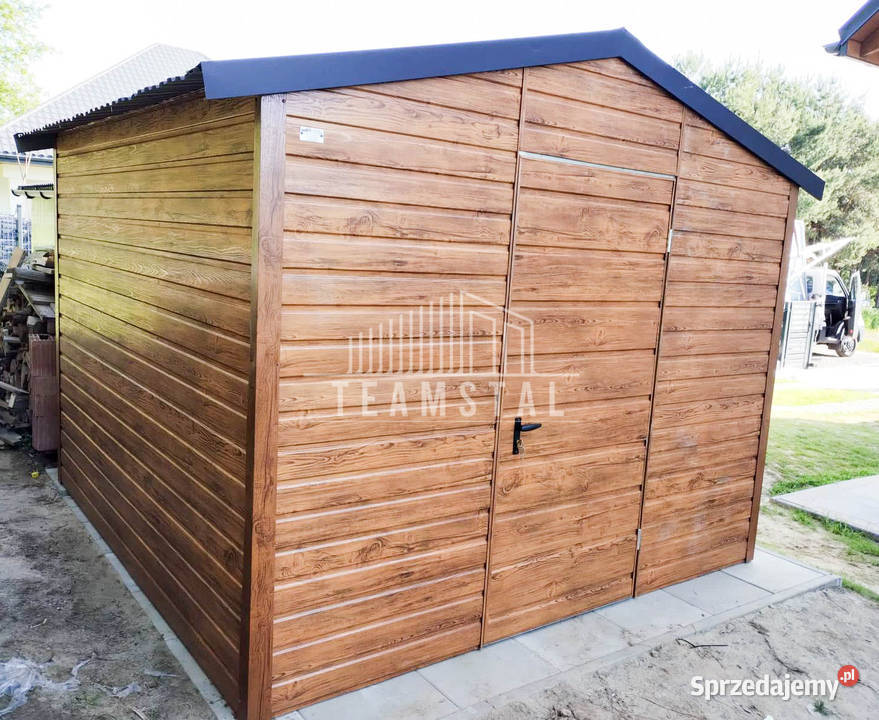 SCHOWEK DOMEK OGRODOWY 3m x 3m DWUSPAD drzwi Sieradz