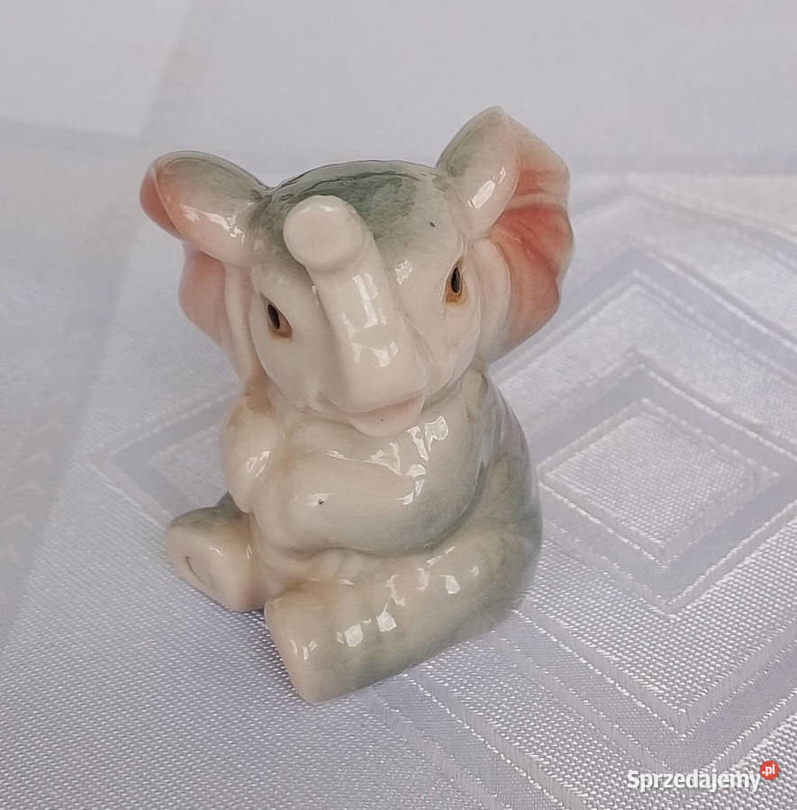 figurka porcelanowa słoń słonik podlaskie Suwałki