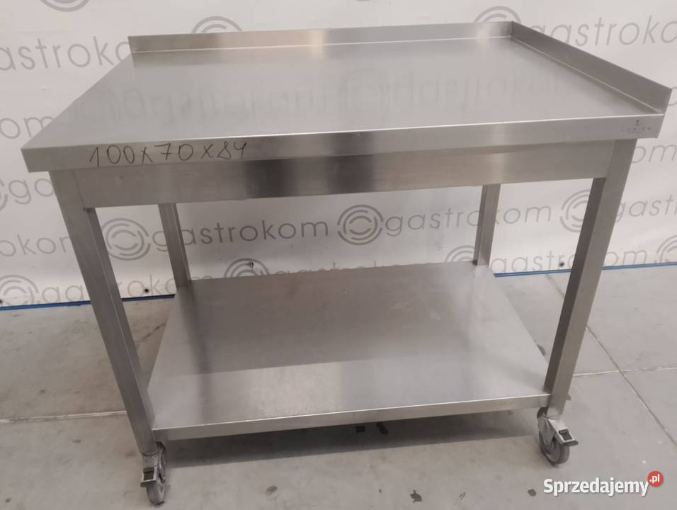 STÓŁ JEZDNY Z PÓŁKĄ 100X70X85 Wrocław