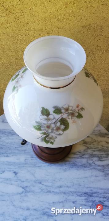 Lampka stołowa nocna biurowa stylowa naftowa