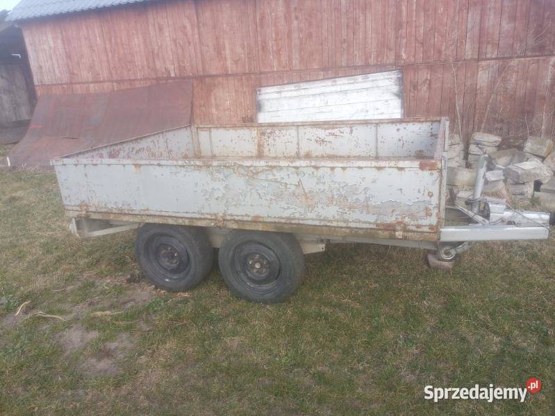 Przyczepka dwu osiowa tandem Tczów