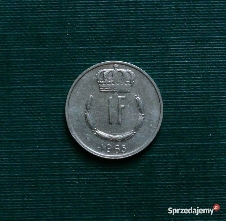 LUKSEMBURG 1 frank 1965r Numizmatyka Gliwice