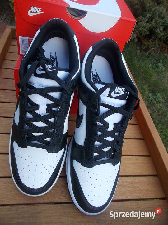 r Eur 45 i 455 Nike Dunk Low White Black Poznań