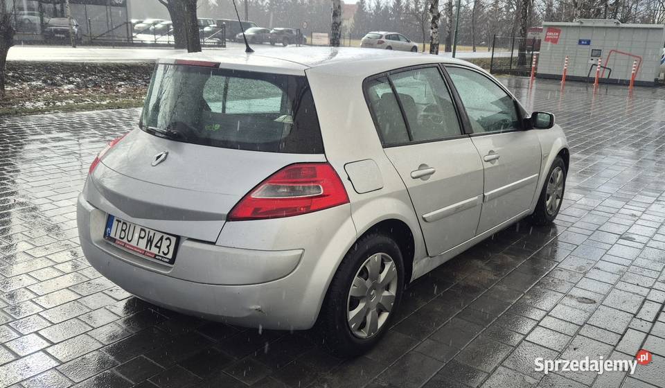 Renault Megane II FL 2008 15 dCi 6 biegów srebrny Wola Dalsza