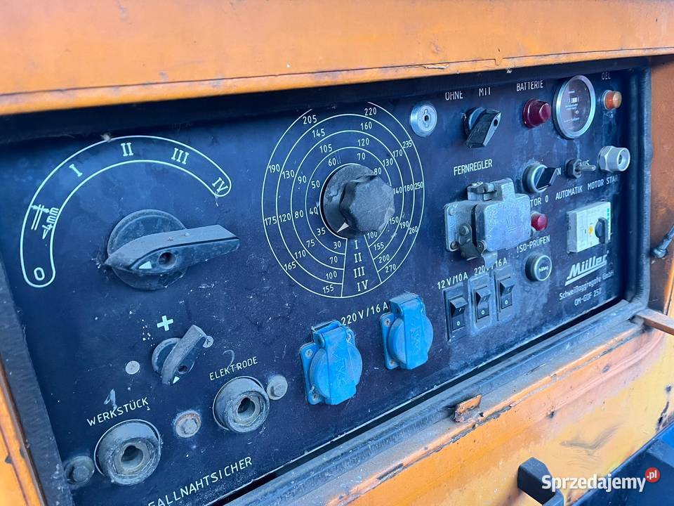 Agregat spawalniczy Mller GDF 252 230 V 15 kVA Bolesławiec