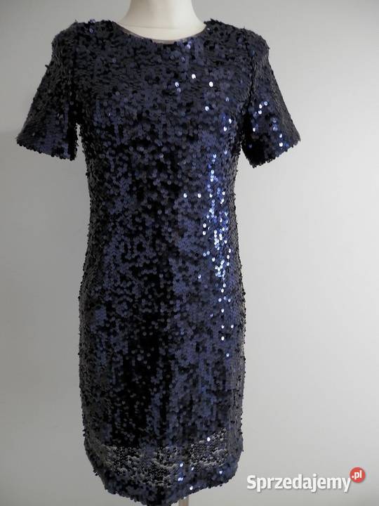 Sukienka Wieczorowa Imprezowa Klubowa Granatowa podlaskie