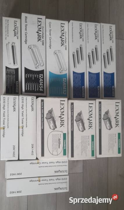 Tonery drukarek laserowych lexmark Nowe ceny w małopolskie Kraków