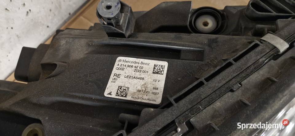 LAMPA PRAWA PRAWY FULL LED DIGITAL MERCEDES E Grodzisk Mazowiecki