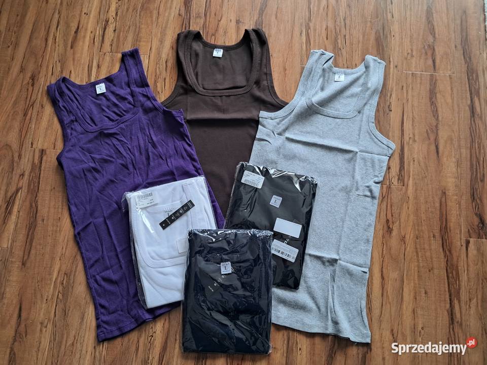 6 nowych koszulek na ramiączkach rozmiar z metki