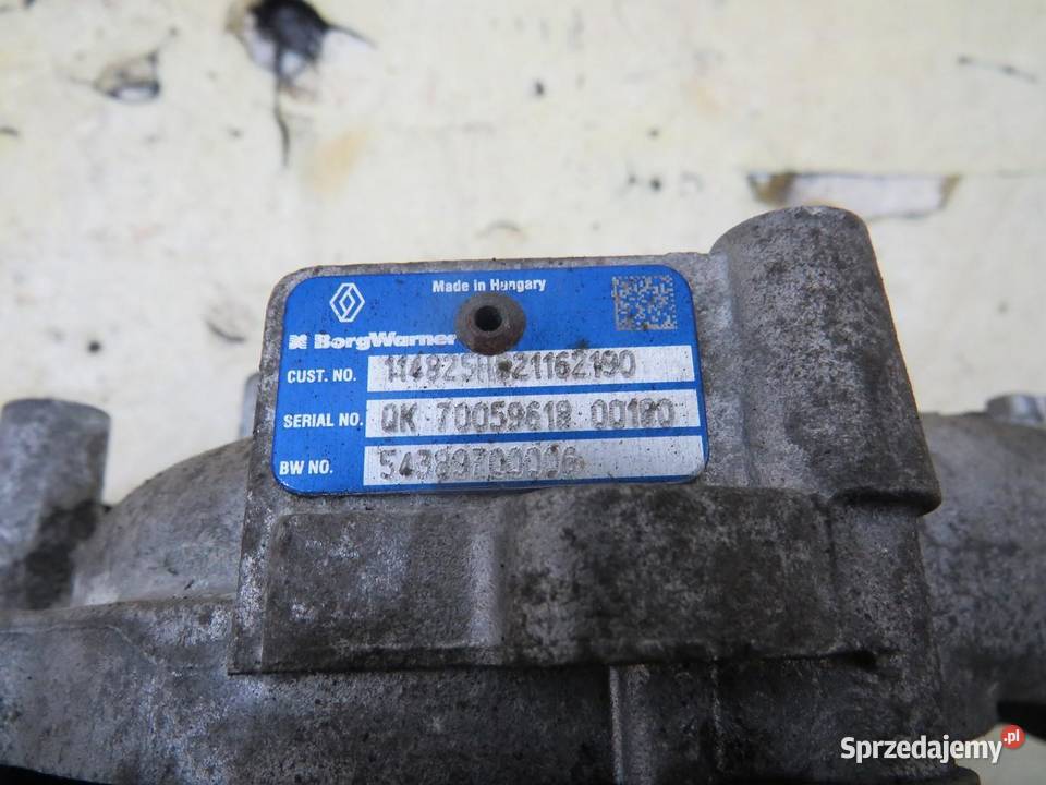 TURBINA TURBOSPRĘŻARKA QASHQAI J11 15 DCI