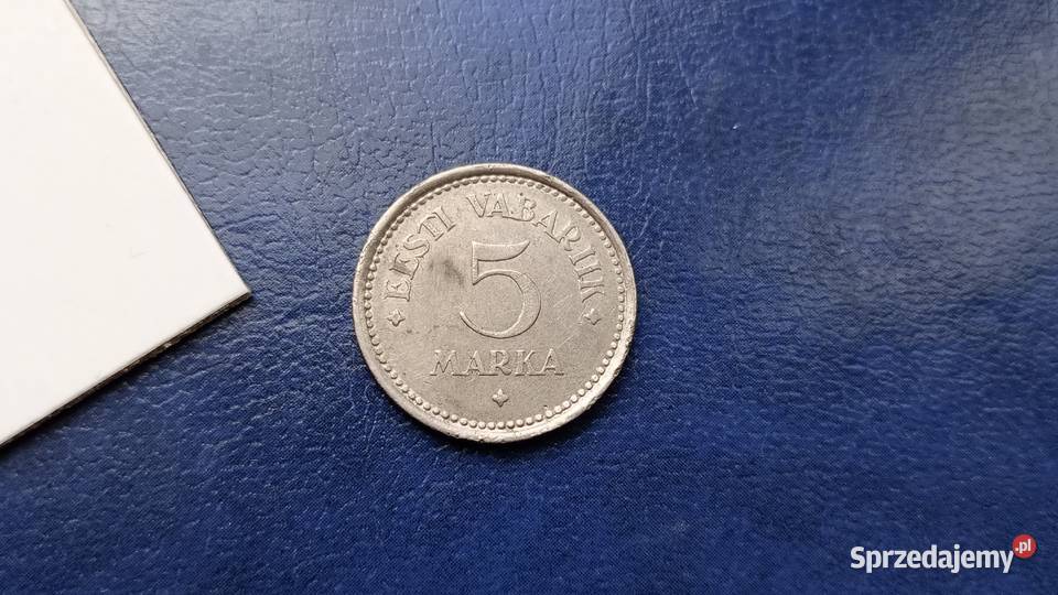 Stare monety 5 marek 1922 Estonia Lesko sprzedam